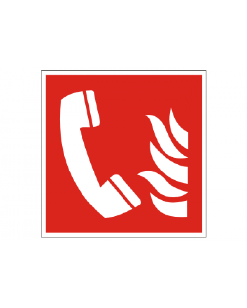 Brandschutzschild: Brandmeldertelefon, Best. Nr. 3705