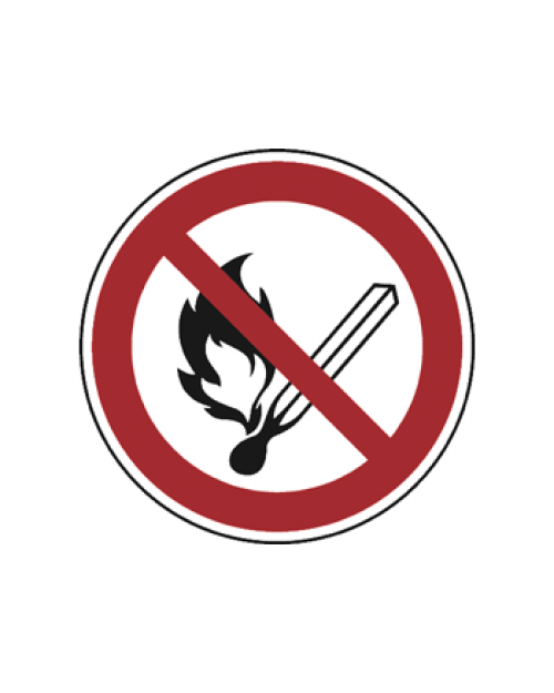 Verbotsschild: Feuer, offenes Licht und Rauchen verboten, Best.‑Nr. 3479