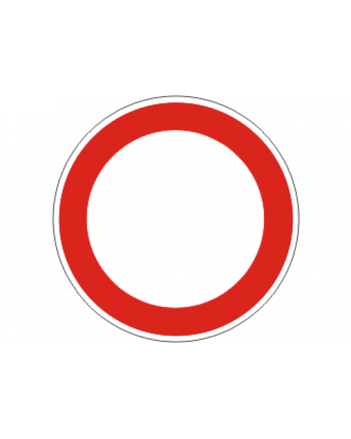 Verkehrsschild: Durchfahrt verboten, Bild‑Nr. 250, weiß/rot, reflektierend, Alu, 2 mm, Best.‑Nr. 4000