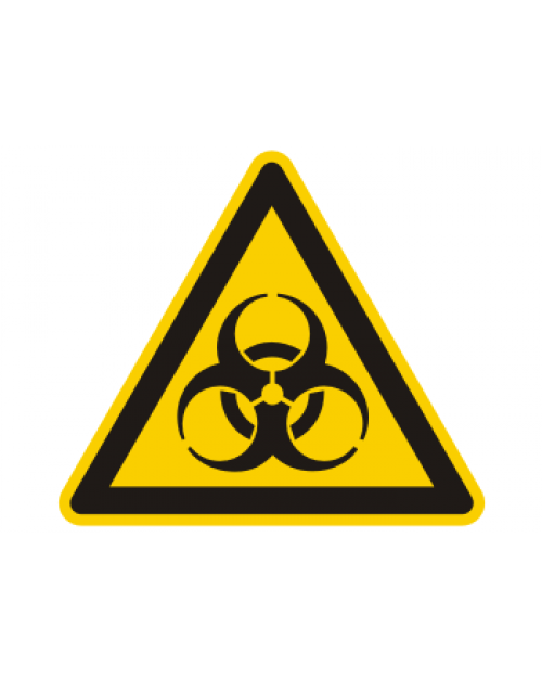 Warnschild: Warnung vor Biogefährdung, Best. Nr. 3853