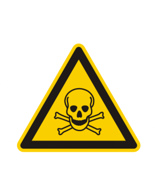 Warnschild: Warnung vor giftigen Stoffen, Best.‑Nr. 3829