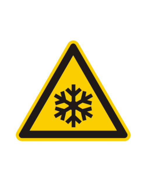 Warnschild: Warnung vor niedriger Temperatur bzw. Frost, Best. Nr. 3848