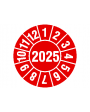 selbstklebende Folie, grot/weiß, Jahreszahl "2025", ø 30 mm, Best.-Nr. 4319-25