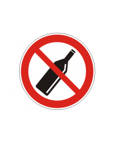 Verbotsschild "Keine Flaschen mitführen", Best.‑Nr. 3446