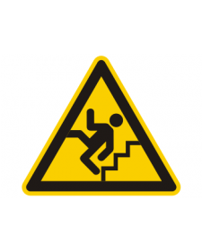 Warnschild: Vorsicht Treppe, Best. Nr. 3864
