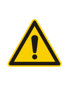 Warnschild: Warnung vor einer Gefahrenstelle, Best. Nr. 3835