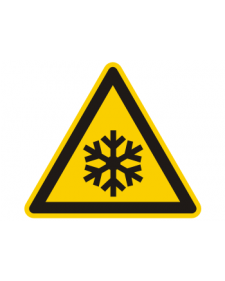 Warnschild: Warnung vor niedriger Temperatur bzw. Frost, Best. Nr. 3848