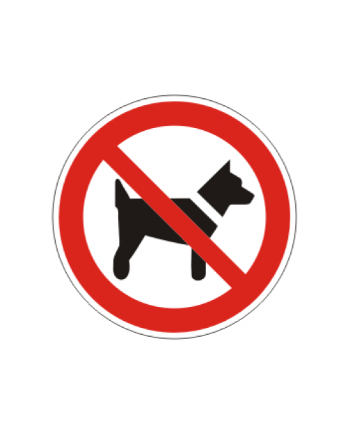 Verbotsschild: Das Mitführen von Hunden ist verboten, Best.‑Nr. 3151