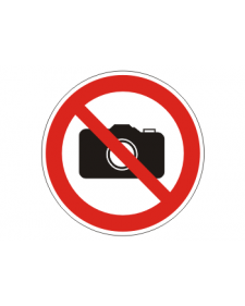 Verbotsschild: Fotografieren verboten, Best. Nr. 3410