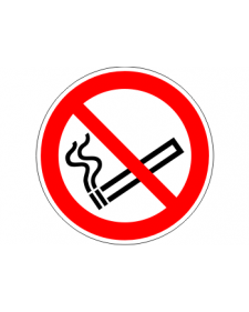 Verbotsschild Rauchen verboten, Best.-Nr. 3480