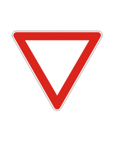 Verkehrsschild: Vorfahrt gewähren, Bild‑Nr. 205, weiß/rot, reflektierend, Alu, 2 mm, Best.‑Nr. 4032