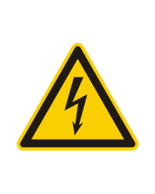 Warnschild: Warnung vor gefährlicher elektrischer Spannung, Best. Nr. 3800