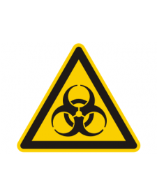 Warnschild: Warnung vor Biogefährdung, Best. Nr. 3853